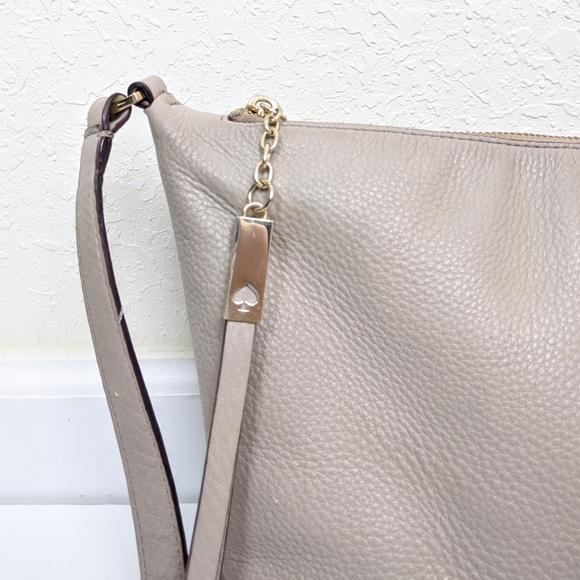 Kate Spade Sandie Street Leather Gray Crossbody - Picture 3 of 8